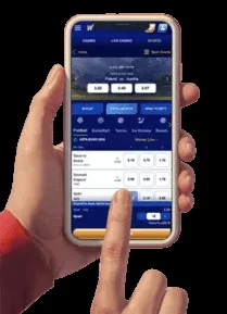 Wonaco Casino app aperta su smartphone